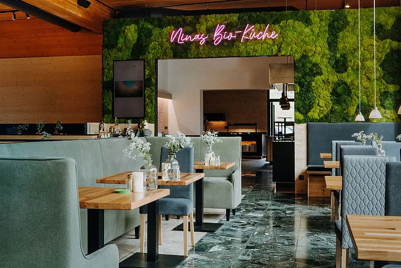 Innenansicht eines Hotel-Restaurants
